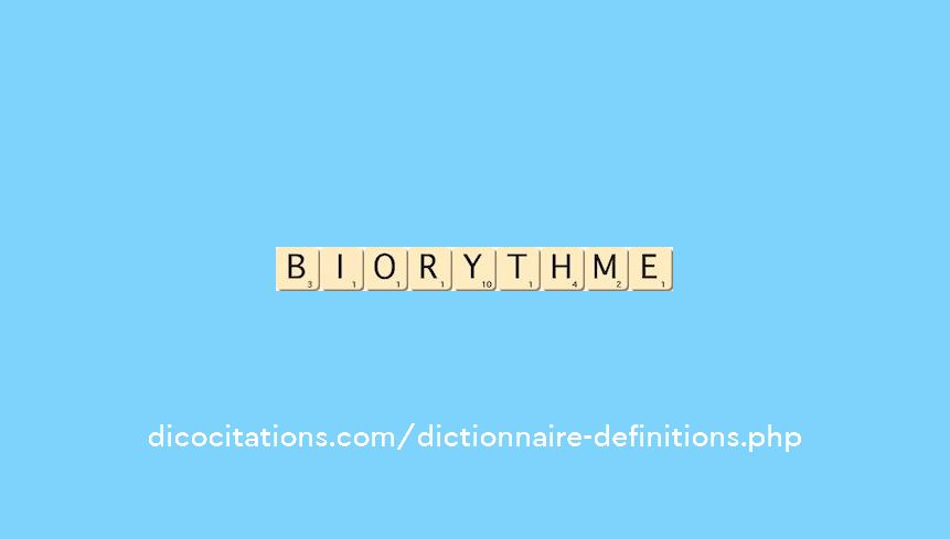 biorythme biorythme