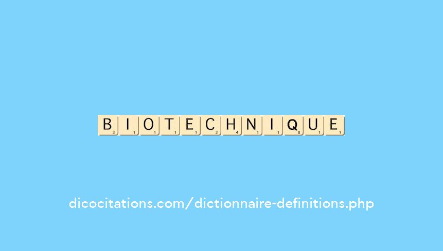 biotechnique biotechnique