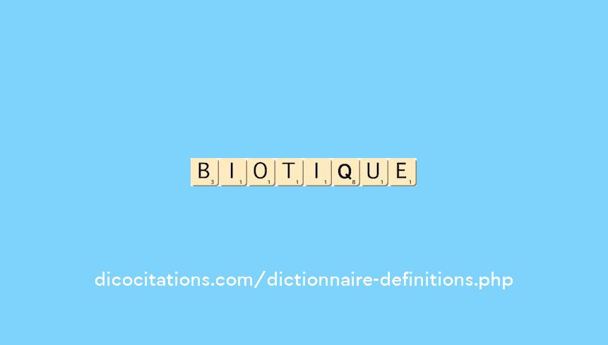 biotique biotique