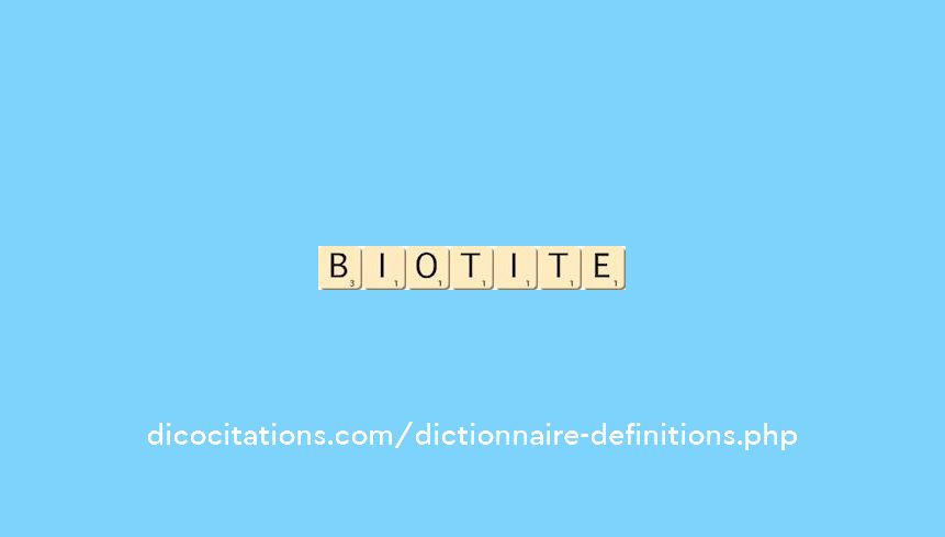 biotite biotite