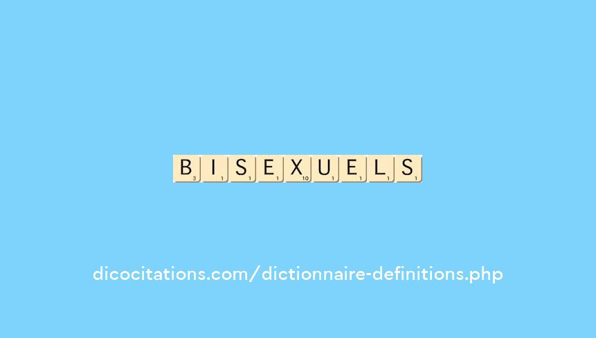 bisexuels bisexuels