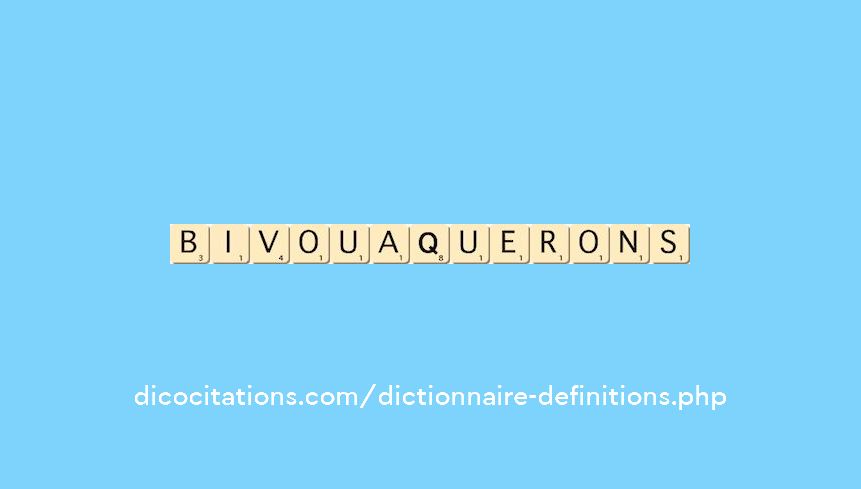 bivouaquerons bivouaquerons