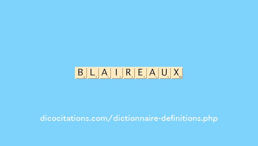 blaireaux blaireaux