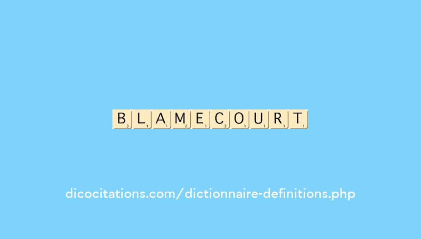 blamecourt