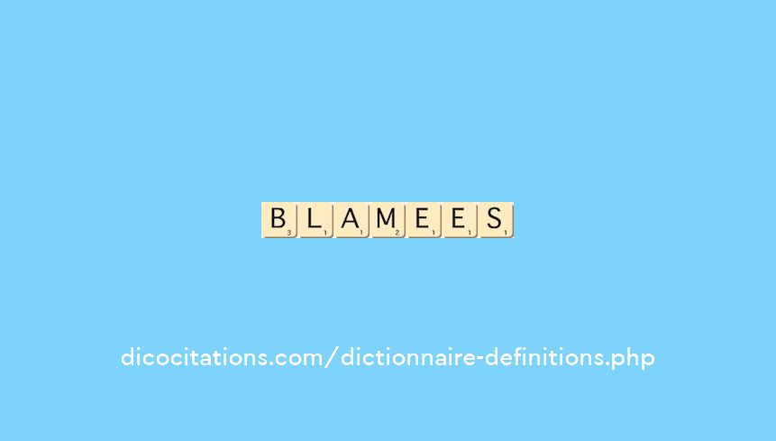 blamees blamees