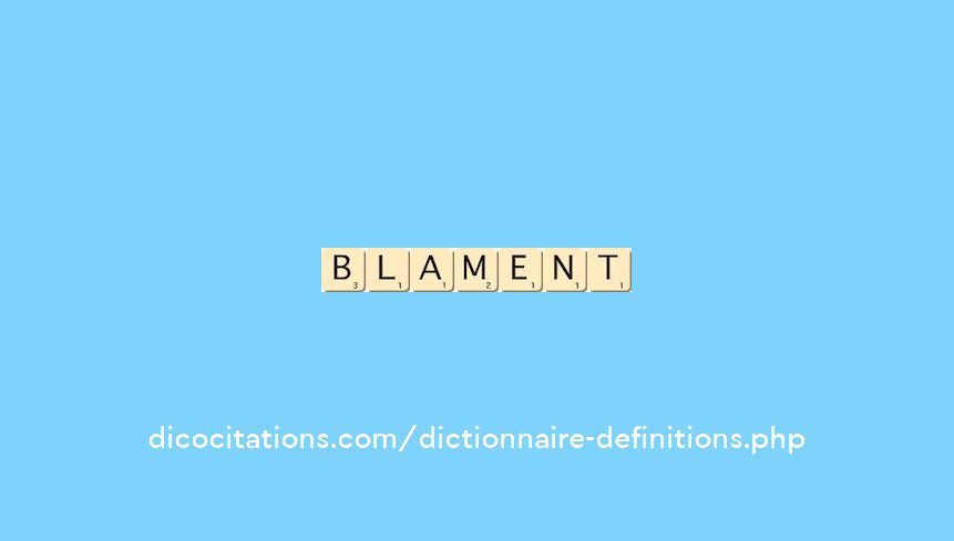 blament blament