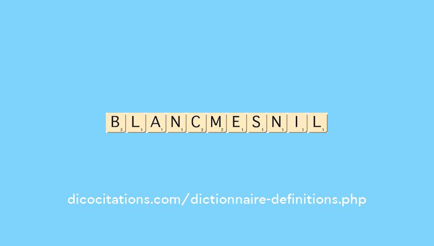 blanc-mesnil blanc-mesnil