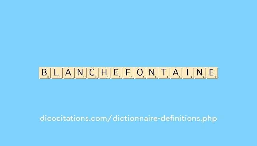 blanchefontaine