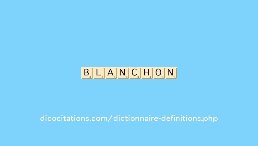 blanchon blanchon