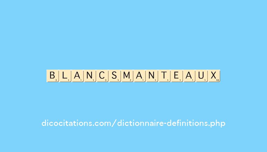 blancs-manteaux blancs-manteaux