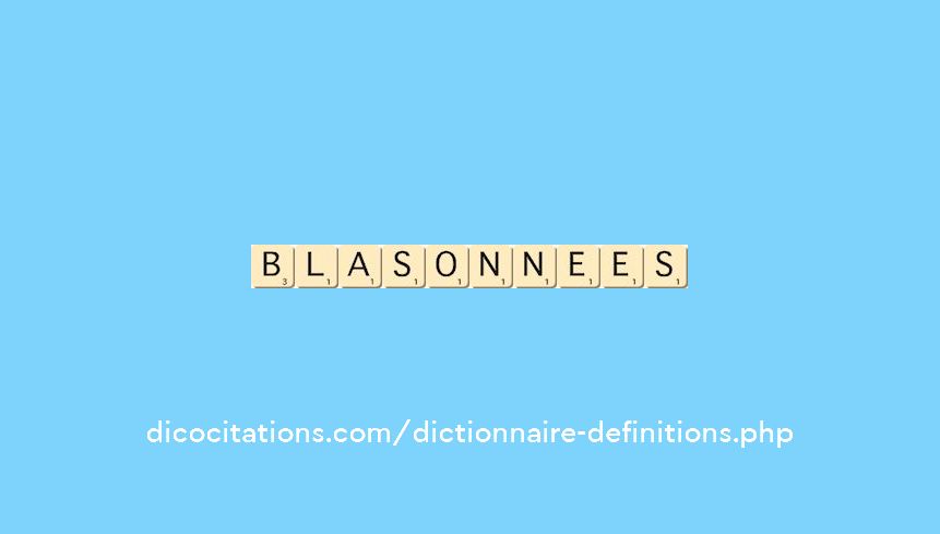 blasonnees blasonnees