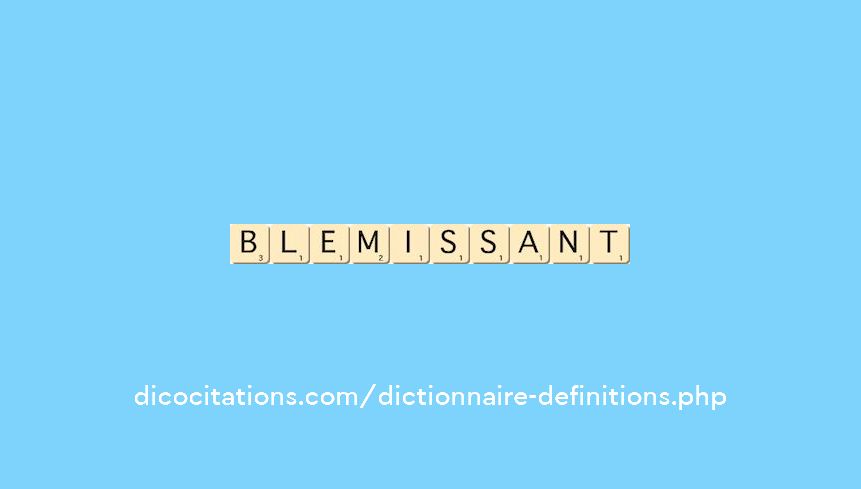 blemissant blemissant