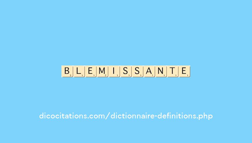 blemissante