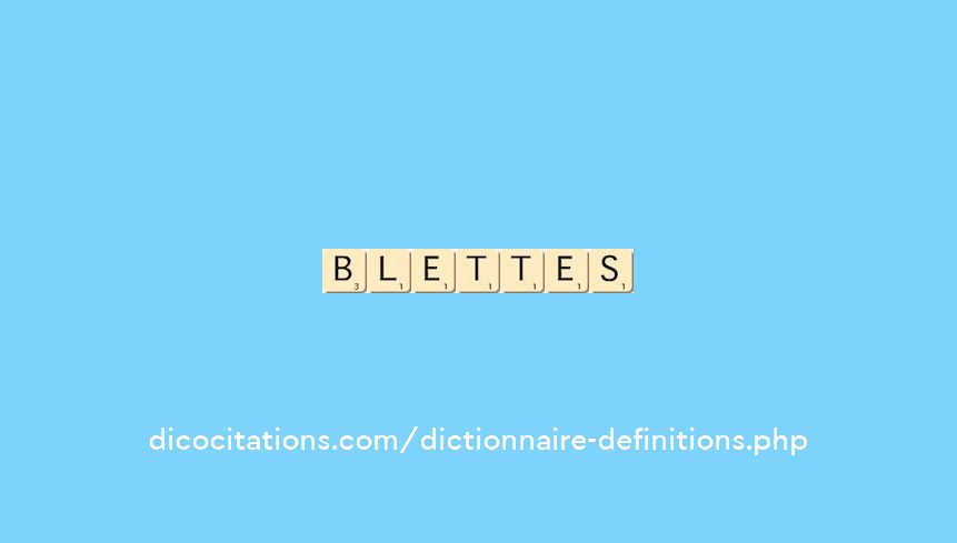 blettes blettes