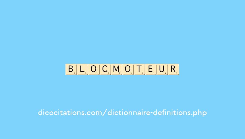 bloc-moteur bloc-moteur