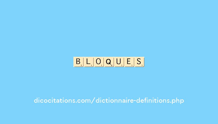 bloques bloques