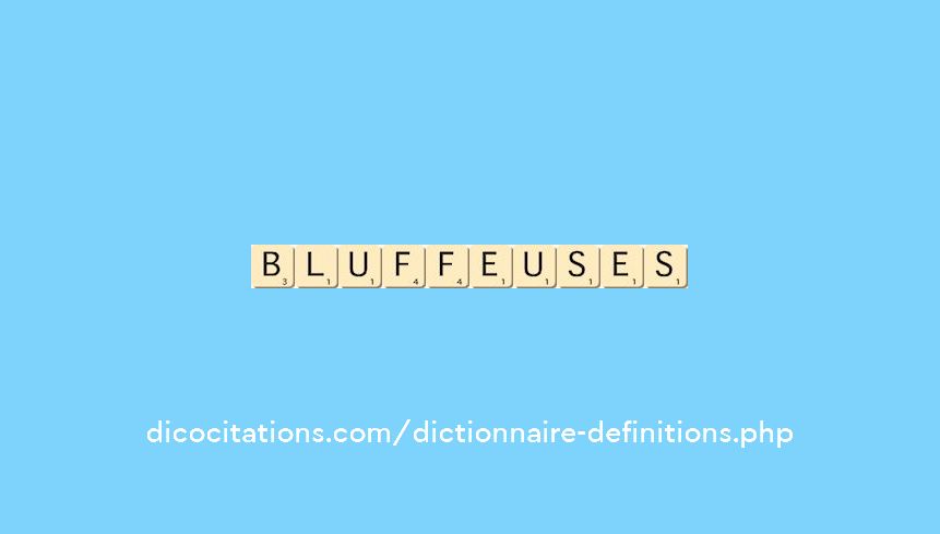bluffeuses bluffeuses