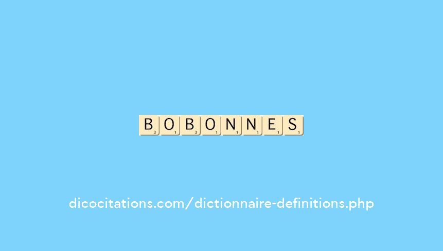 bobonnes bobonnes