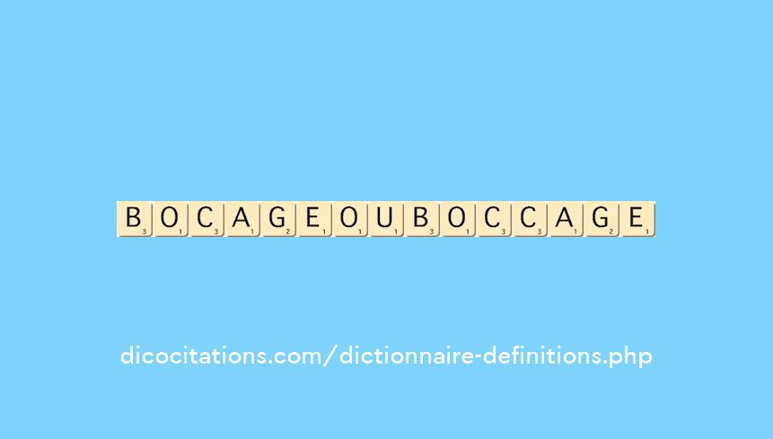 bocage-ou-boccage