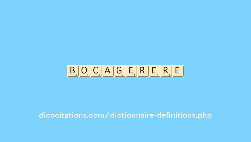 bocager--ere