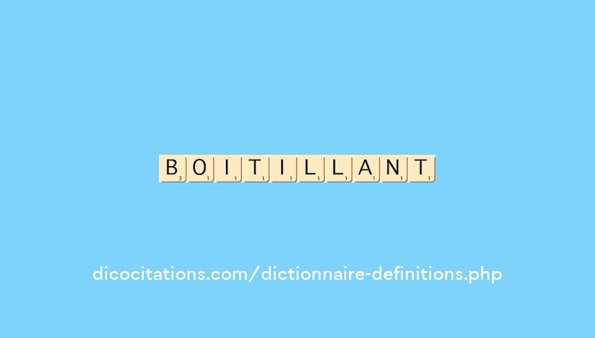 boitillant boitillant