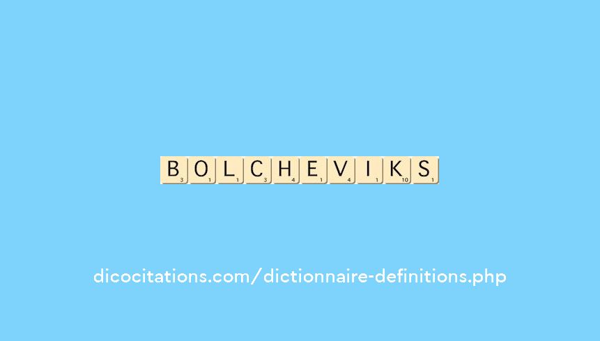 bolcheviks bolcheviks