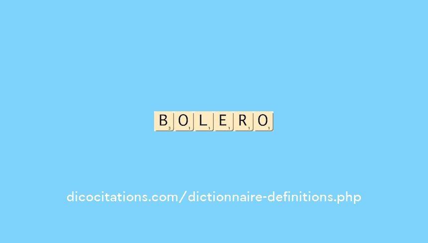 bolero bolero