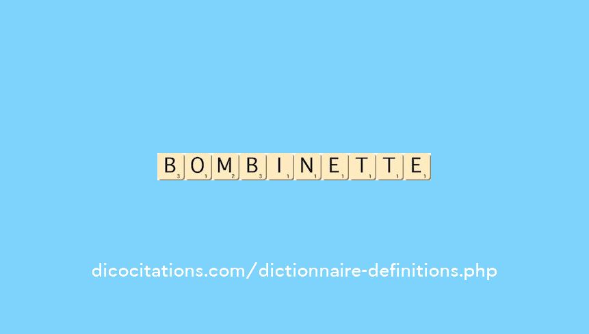 bombinette bombinette