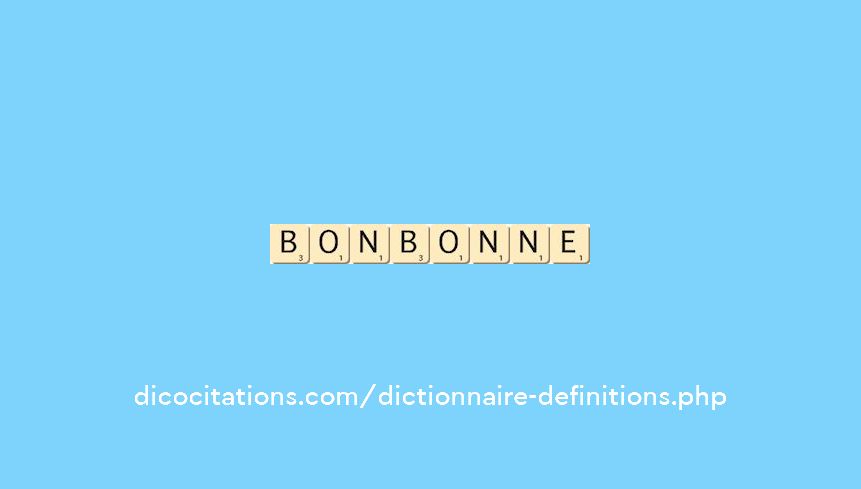 bonbonne bonbonne