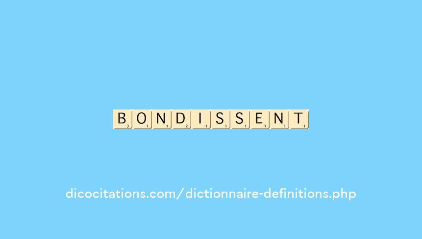 bondissent bondissent