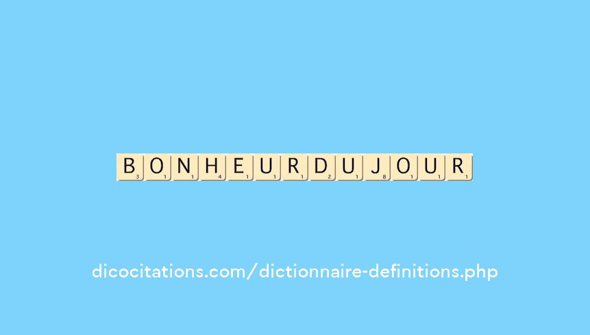 bonheur-du-jour