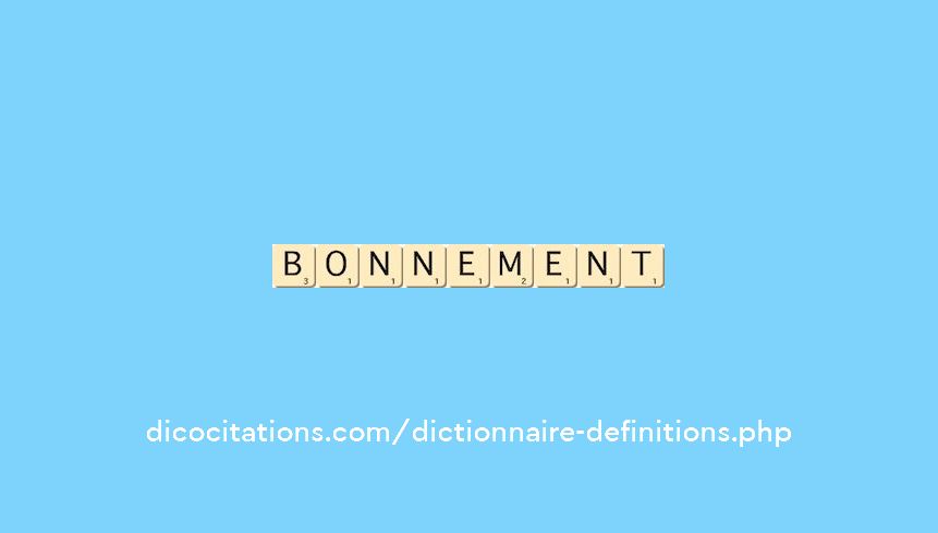 bonnement