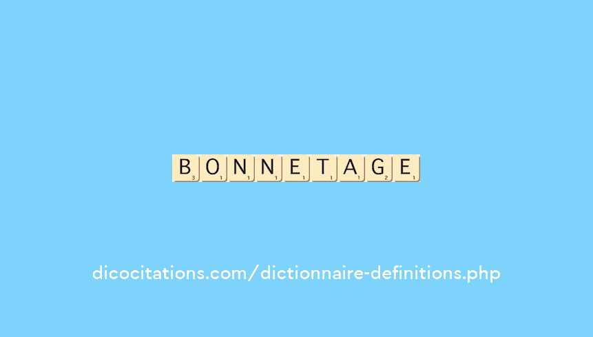 bonnetage