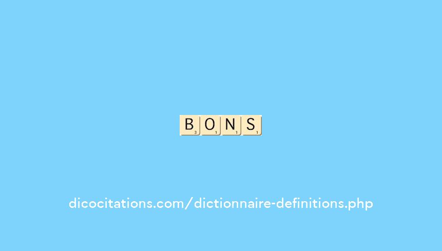 bons