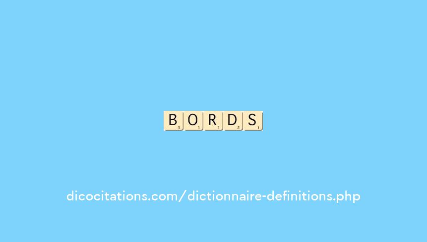 bords bords