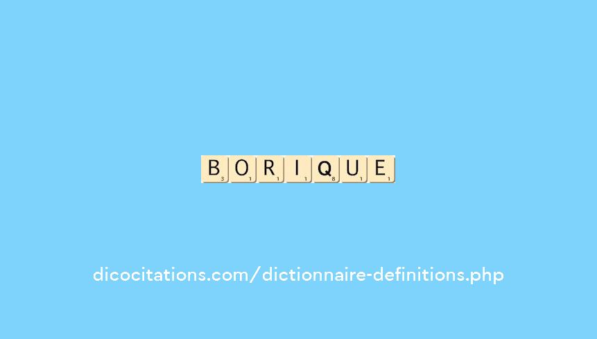 borique borique
