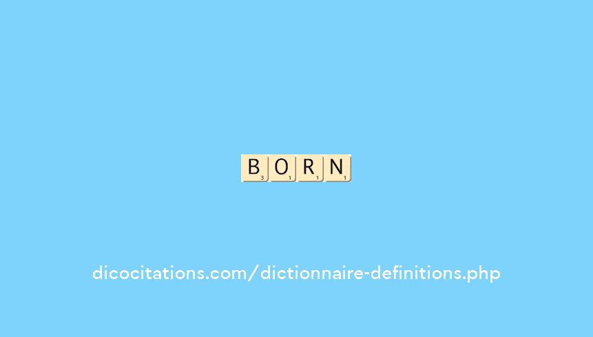 born