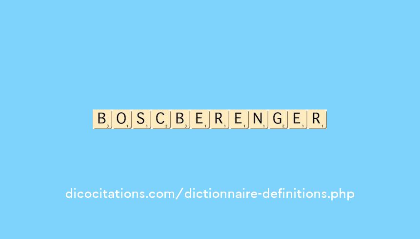 bosc-berenger