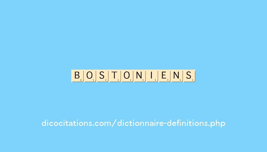 bostoniens