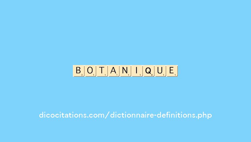 botanique