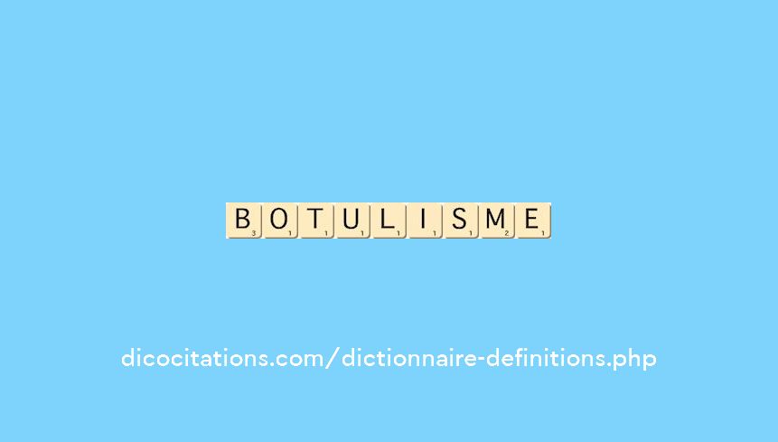 botulisme botulisme