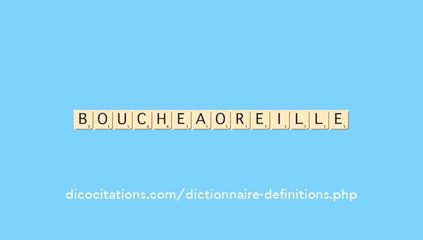 bouche-a-oreille bouche-a-oreille