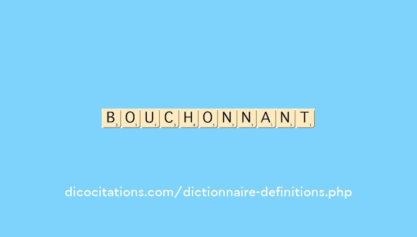 bouchonnant bouchonnant