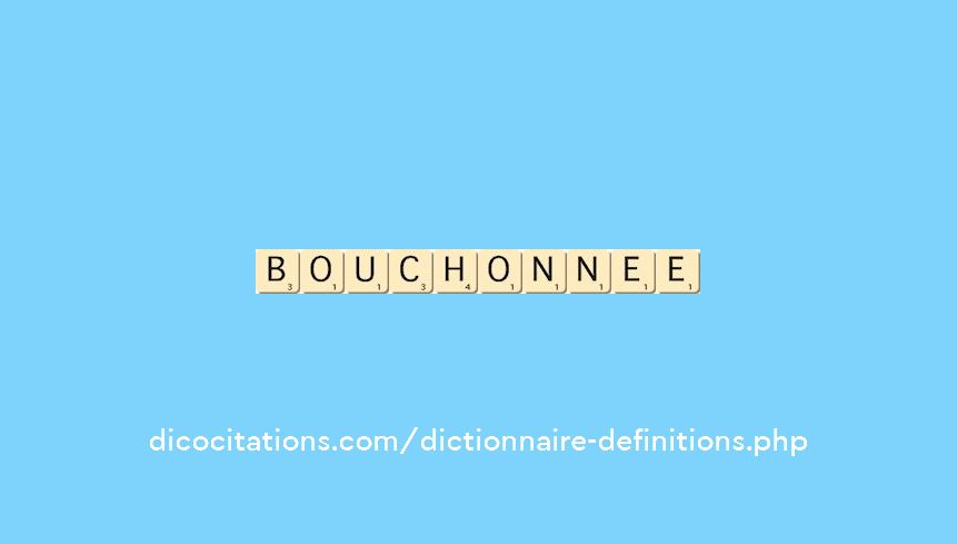 bouchonnee bouchonnee