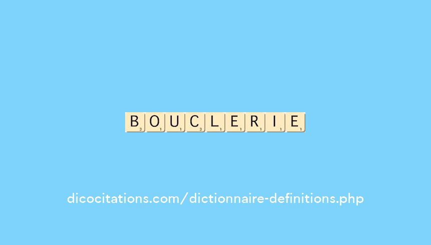 bouclerie