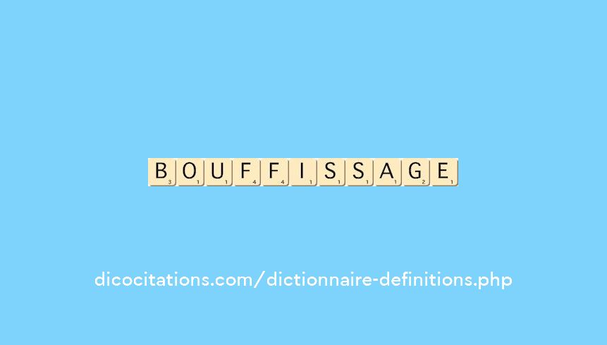 bouffissage