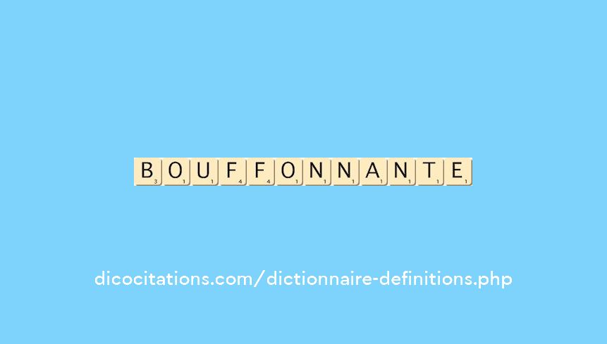 bouffonnante