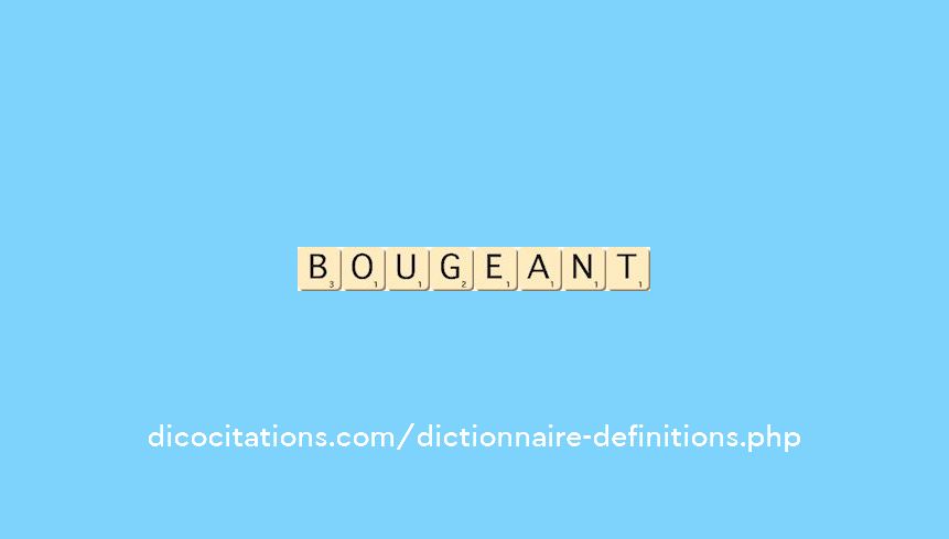 bougeant bougeant
