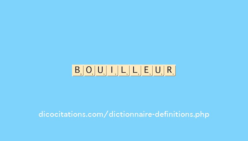 bouilleur bouilleur