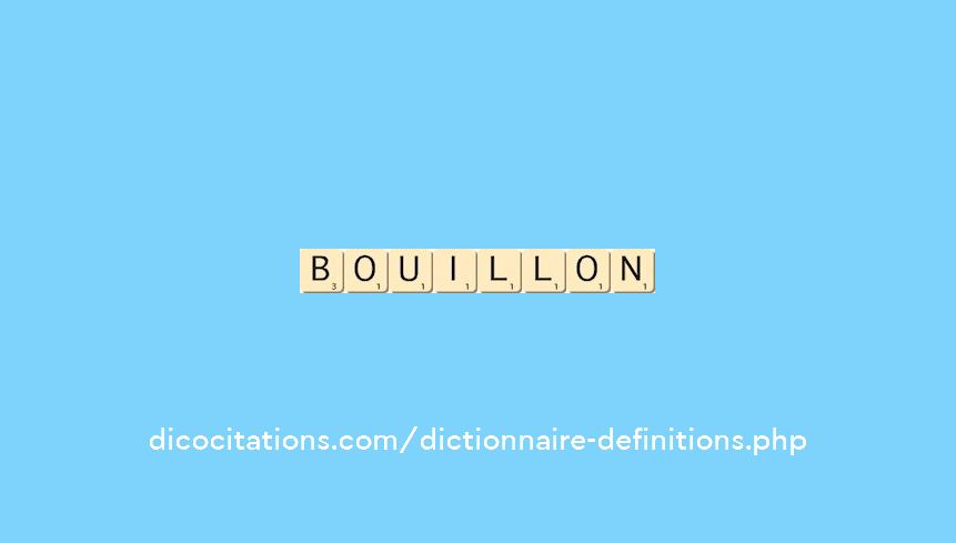 bouillon